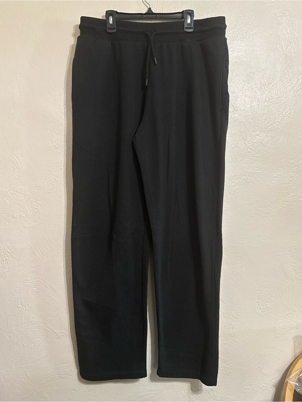 MTA Sport Black Elastic Waist Jogger Pants 0456